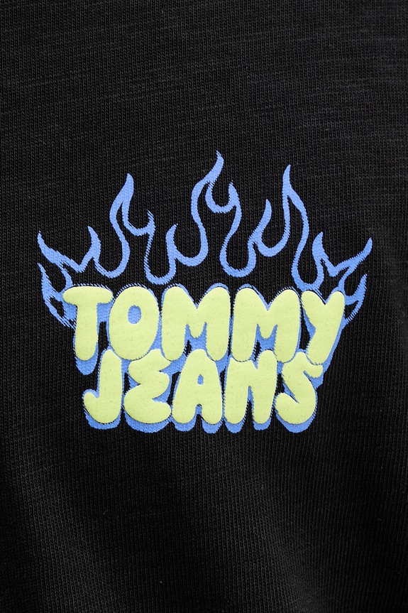 Tommy Jeans tricou pentru bărbați, din bumbac DM0DM22552 negru