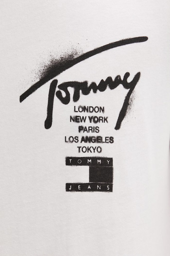 Tommy Jeans tricou bărbătesc bumbac DM0DM22553 bej