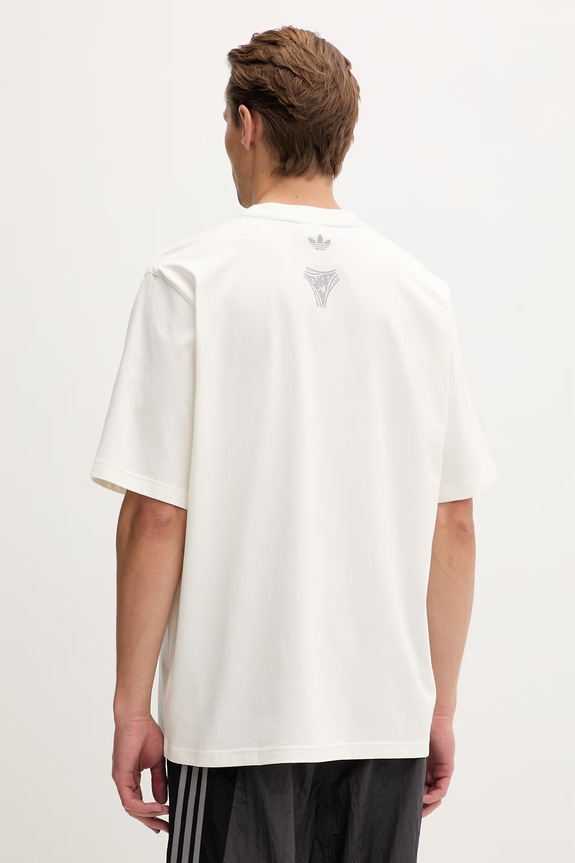 Odjeća adidas Originals majica za muškarce od pamuka KX4842 bež