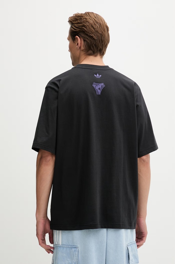 Ρούχα adidas Originals t-shirt ανδρικό βαμβακερό KX4844 μαύρο