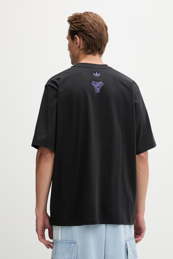 Ρούχα adidas Originals t-shirt ανδρικό βαμβακερό KX4844 μαύρο