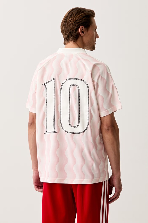Odjeća adidas Originals polo majica za muškarce KX1257 roza