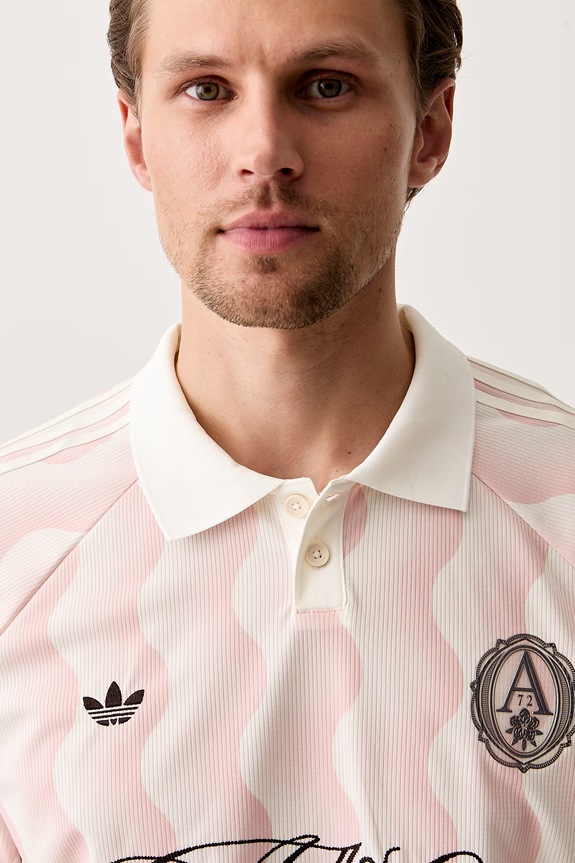 adidas Originals polo majica za muškarce roza KX1257