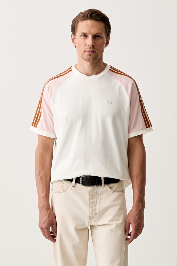 adidas Originals футболка для мужчин из хлопка Cali бежевый KX1259