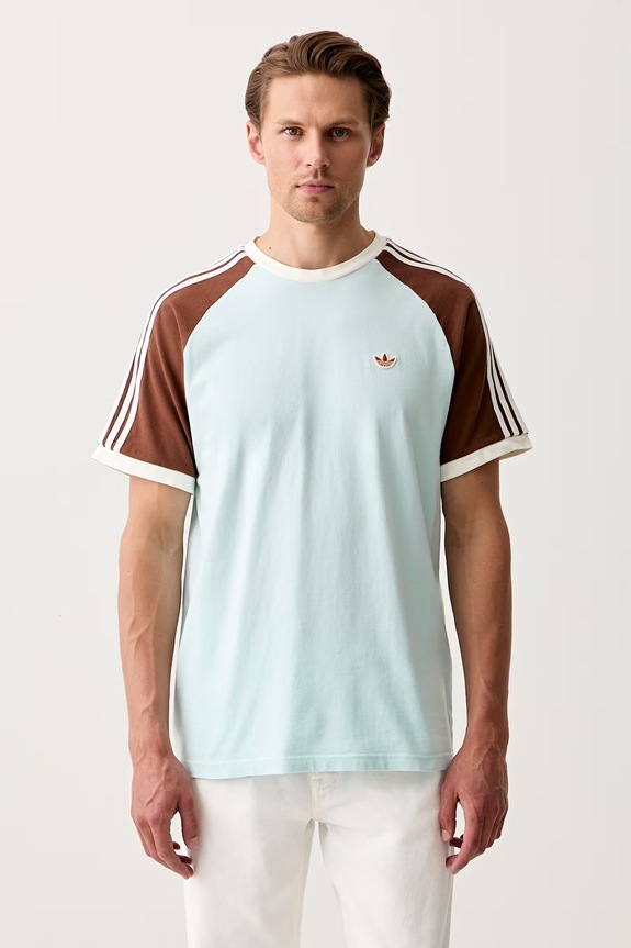 adidas Originals футболка для мужчин из хлопка Cali голубой KX1260