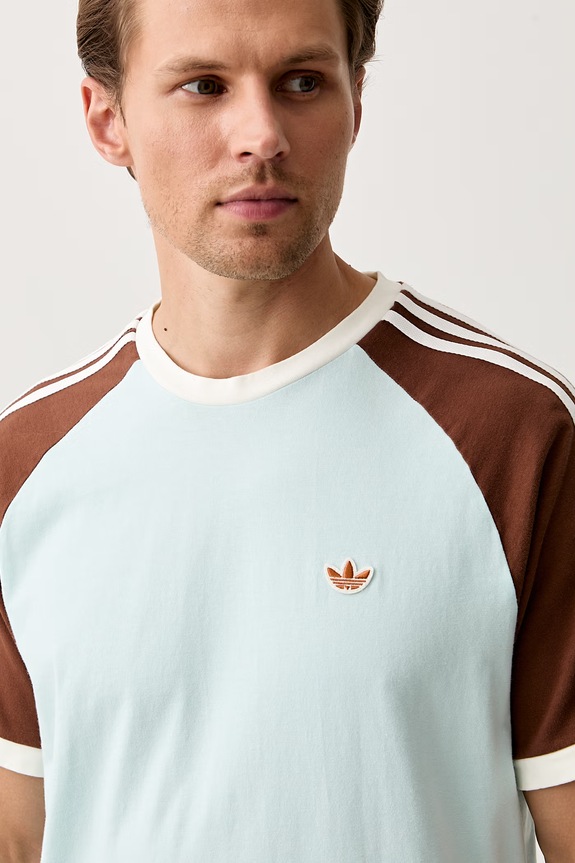adidas Originals футболка для мужчин из хлопка Cali голубой KX1260