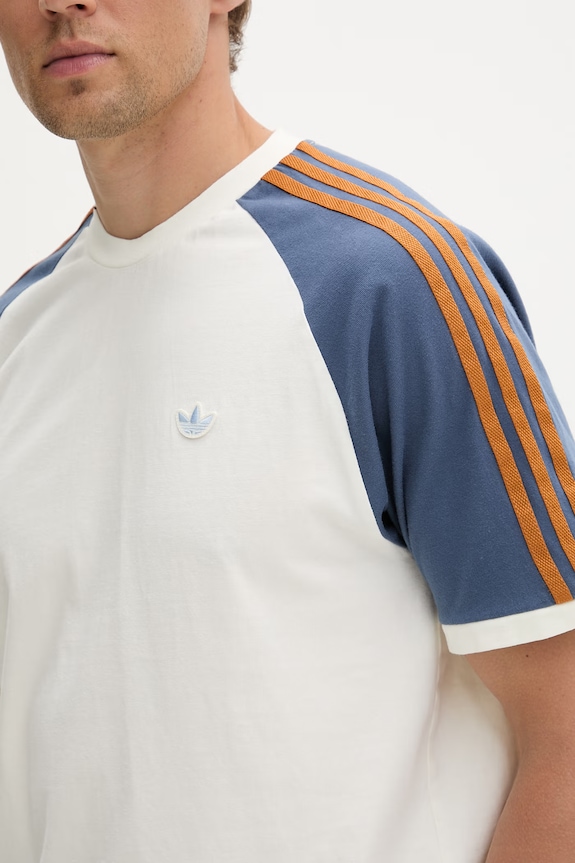 adidas Originals t-shirt ανδρικό βαμβακερό Cali KX1261 μπεζ