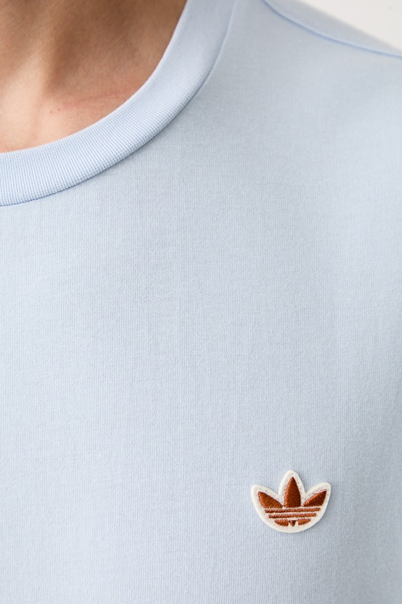 adidas Originals футболка для мужчин из хлопка голубой KX1263