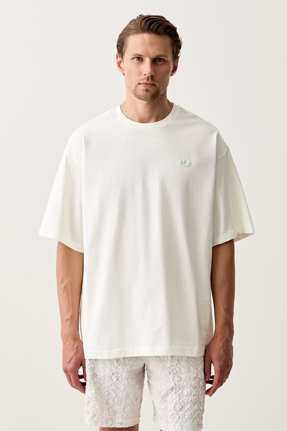 Odjeća adidas Originals majica za muškarce od pamuka KX1264 bež