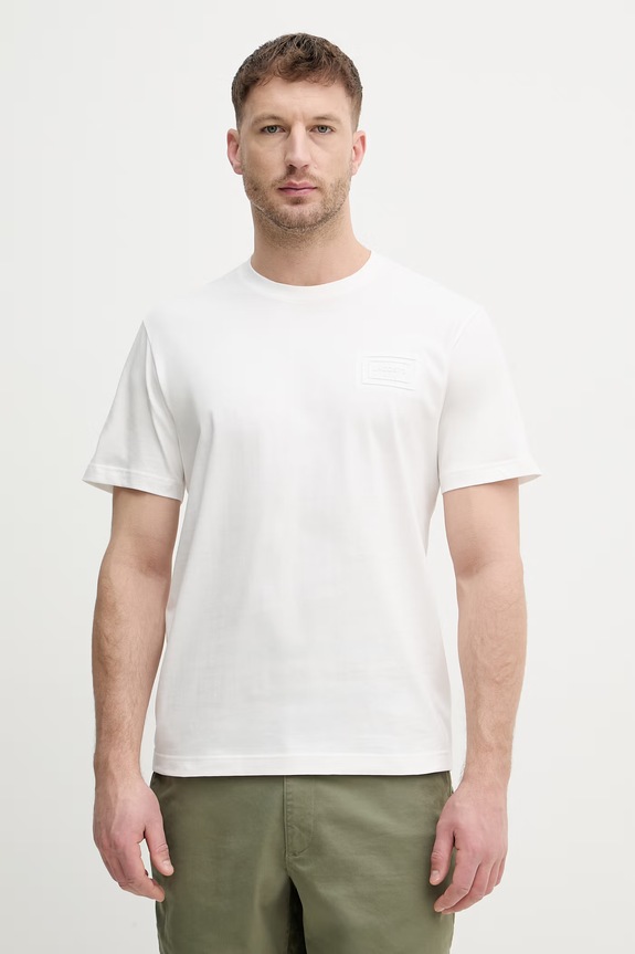 Lacoste tričko pánske bavlnené biela TH0753