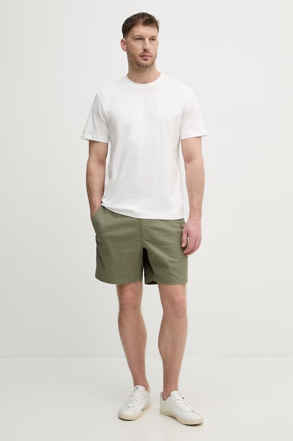 Lacoste tričko pánske bavlnené TH0753 biela SS26