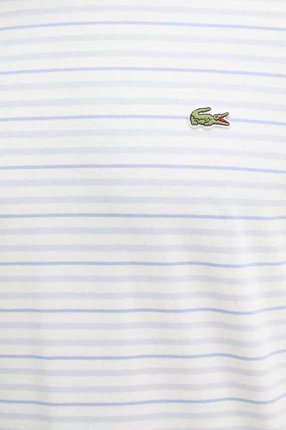 Lacoste t-shirt męski bawełniany TH0874 niebieski