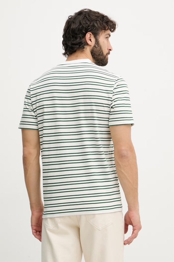 Odzież Lacoste t-shirt męski bawełniany TH0874 zielony