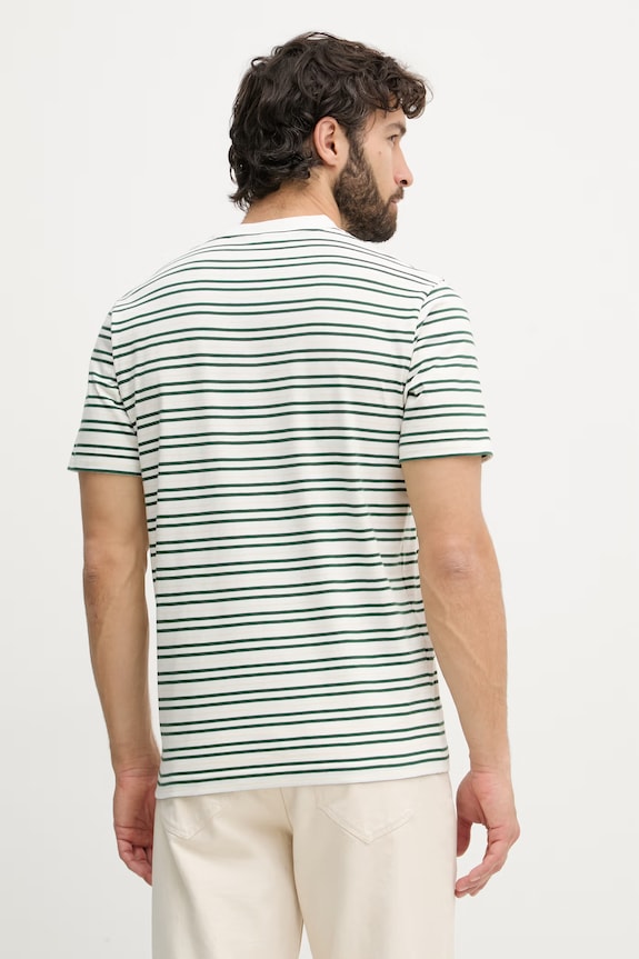 Odzież Lacoste t-shirt męski bawełniany TH0874 zielony