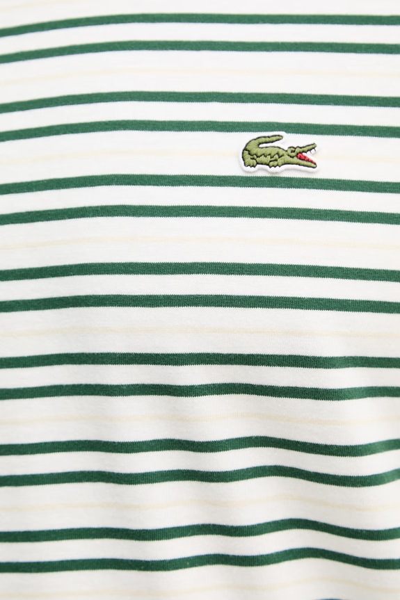 Lacoste t-shirt męski bawełniany TH0874 zielony