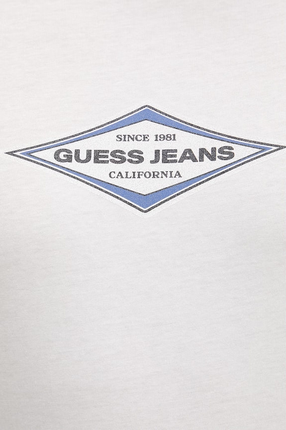 Bavlnené tričko Guess Jeans M6GIB4.K8HM0 biela