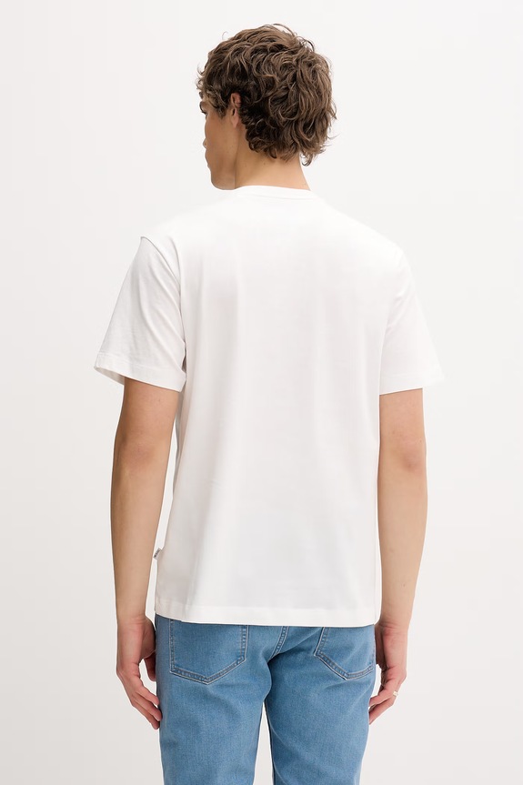 Odzież Guess Jeans t-shirt męski bawełniany M6GIB7.K8HM0 biały
