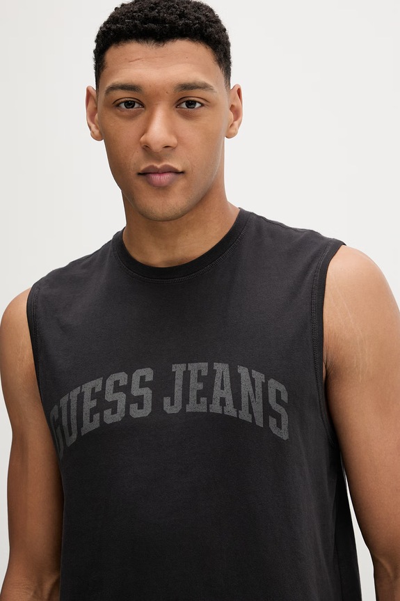 Bavlnené tričko Guess Jeans čierna M6GPB2.K8FQ4