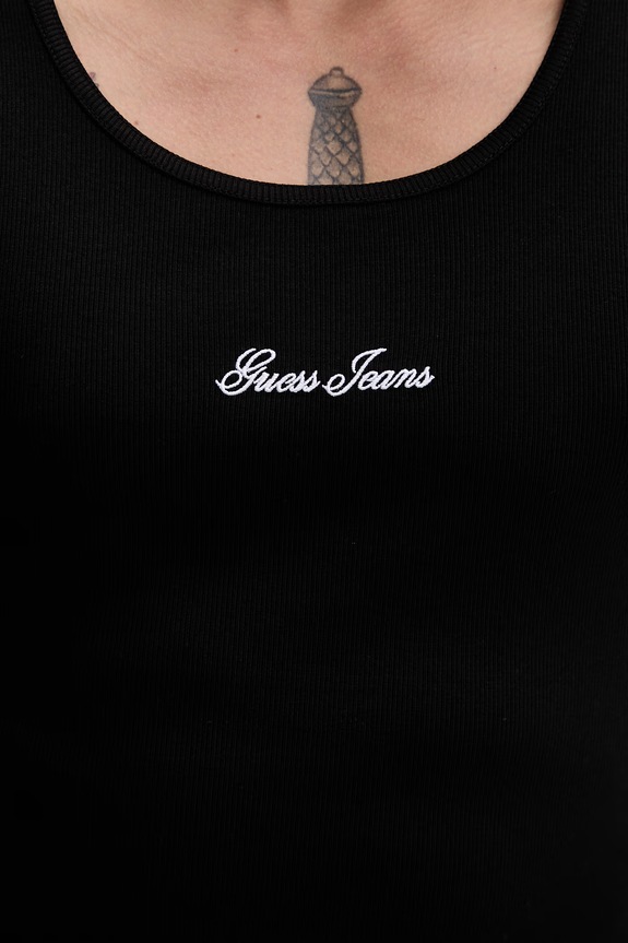 Guess Jeans pánsky top s bavlnou M6GP05.KA0H1 čierna