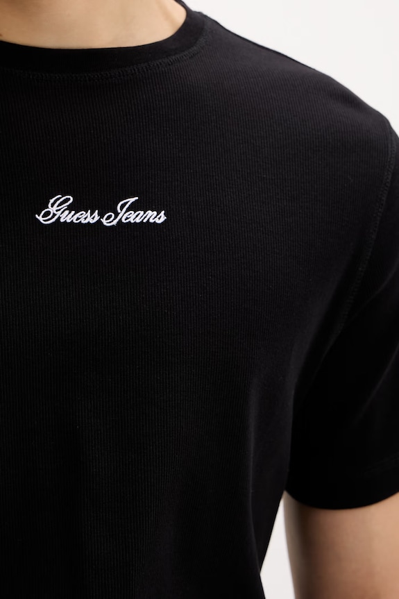 Guess Jeans tričko pánske M6GP06.KA0H1 čierna