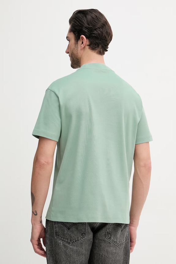 Oblečenie BOSS Green basic tričko pánske bavlnené BOSS X PORSCHE 50559770 zelená
