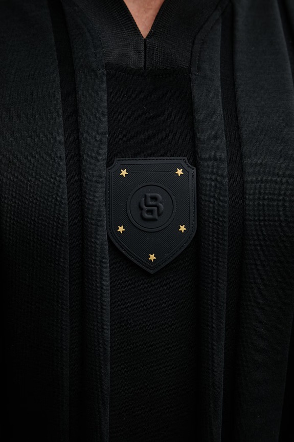 BOSS Green T-shirt męski bawełniany 50554645 czarny