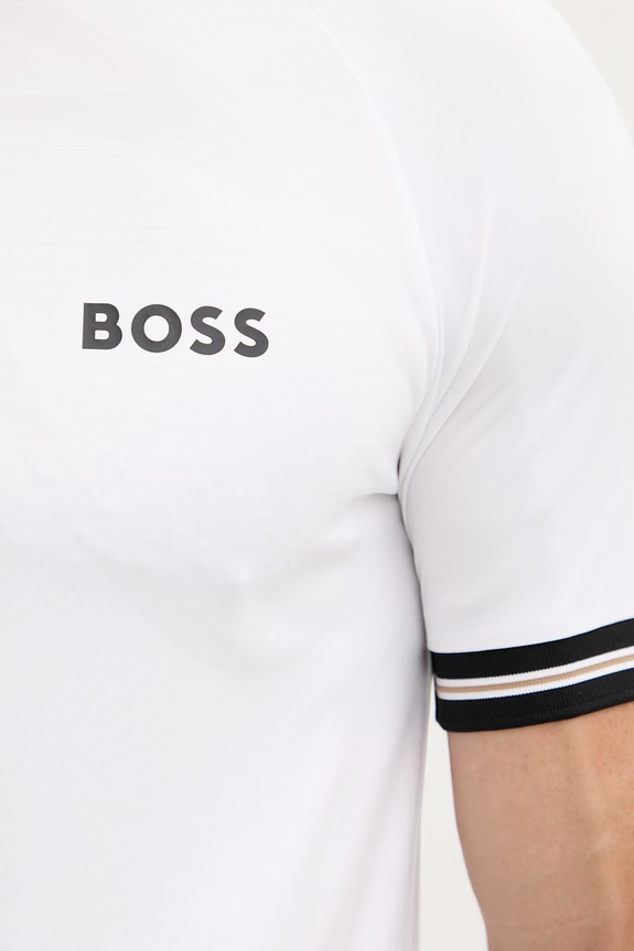 BOSS Green tričko pánske 50559207 biela
