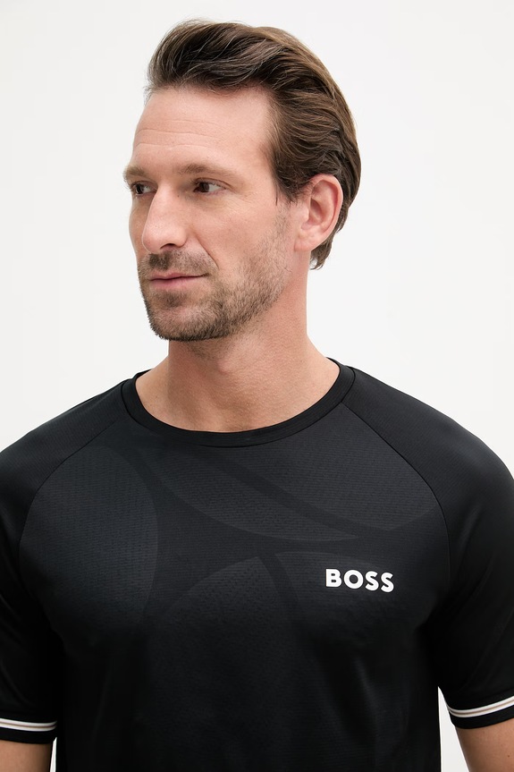 BOSS Green kratka majica moška črna 50559207