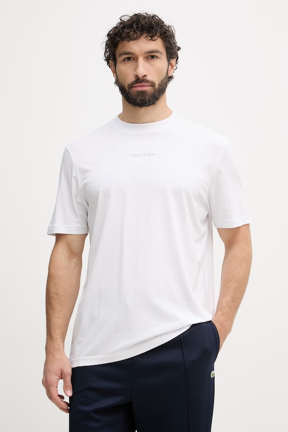 Ruházat BOSS Green t-shirt férfi pamuttal 50559235 fehér