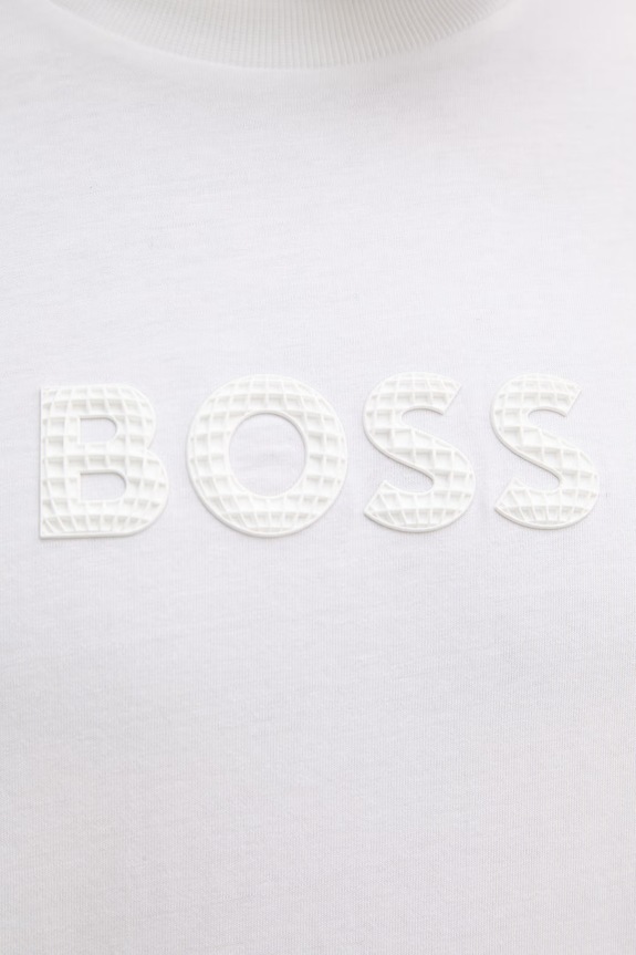 BOSS Green tričko pánske bavlnené 50559361 béžová