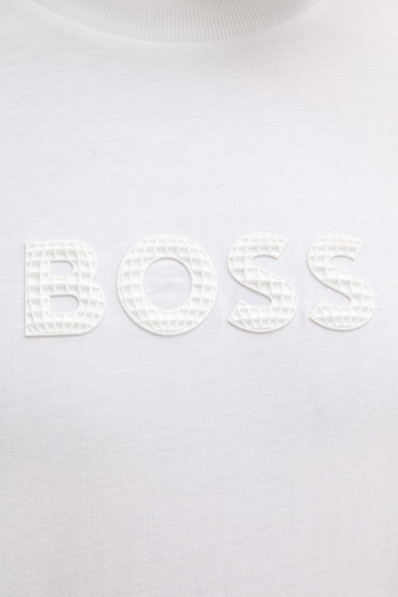 BOSS Green tričko pánske bavlnené 50559361 béžová