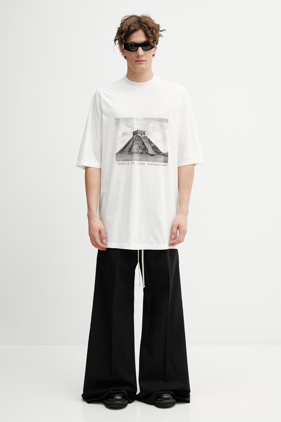 Rick Owens DRKSHDW Jumbo Men's cotton t-shirt DU01F4274.RNEP2