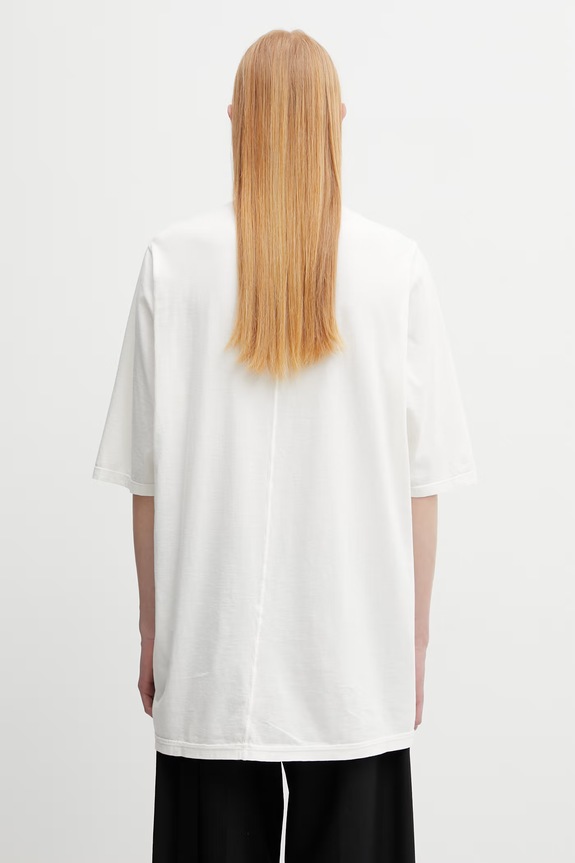 Clothing Rick Owens DRKSHDW Jumbo Men's cotton t-shirt DU01F4274.RNEP5 beige