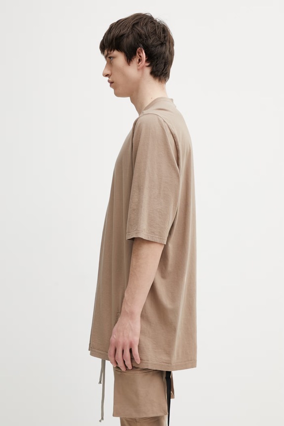 Rick Owens DRKSHDW cotton t-shirt Jumbo DU01F4274.RN beige SS26