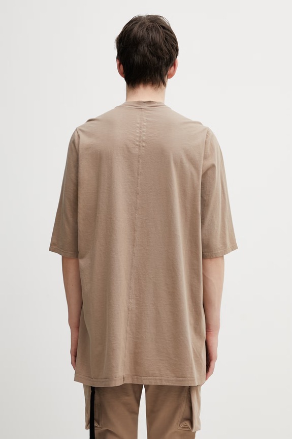 Clothing Rick Owens DRKSHDW cotton t-shirt Jumbo DU01F4274.RN beige