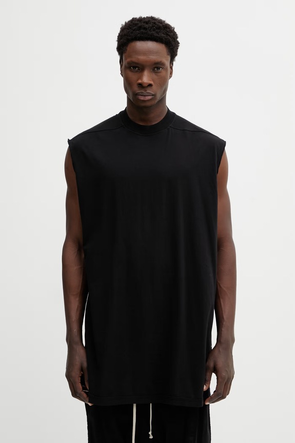 Pamučna majica Rick Owens DRKSHDW Tarp relaxed crna DU01F4158.RN