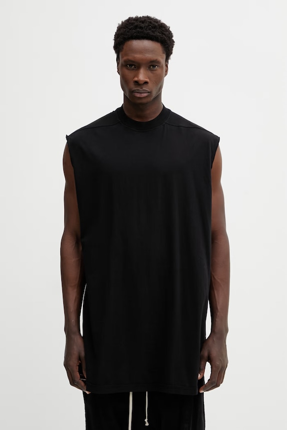 Pamučna majica Rick Owens DRKSHDW Tarp relaxed crna DU01F4158.RN