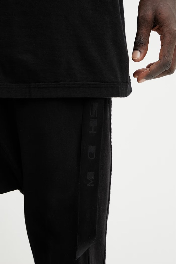 Pamučna majica Rick Owens DRKSHDW Tarp crna DU01F4158.RN