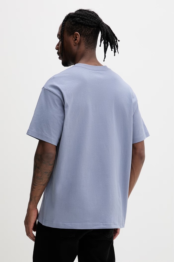 Odzież Vans t-shirt basic męski bawełniany VN000P1PFOI1 niebieski