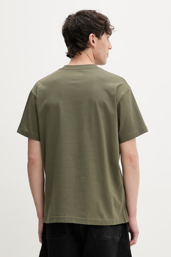 Abbigliamento Vans t-shirt da uomo in cotone VN000R9XFR11 verde