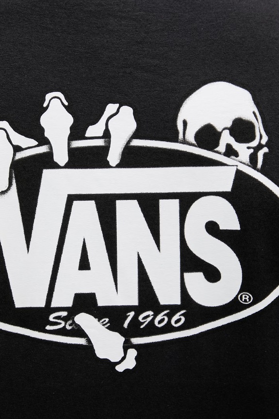 Vans T-shirt męski bawełniany VN000SWTBLK1 czarny