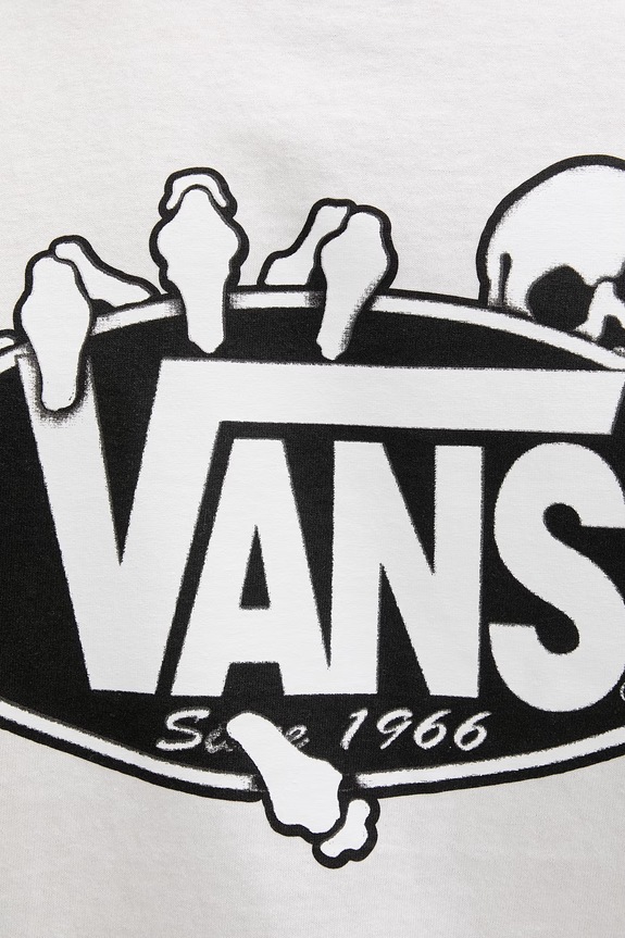 Vans T-shirt męski bawełniany VN000SWTWHT1 biały