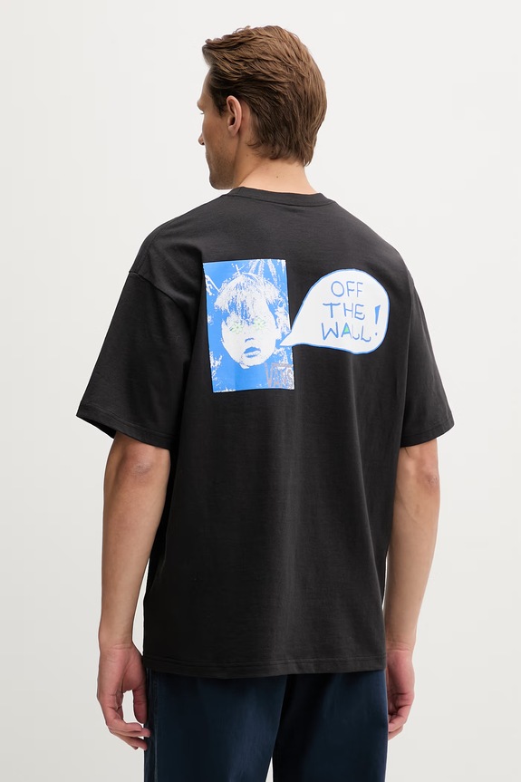 Vans T-shirt męski bawełniany czarny VN000SXDBLK1