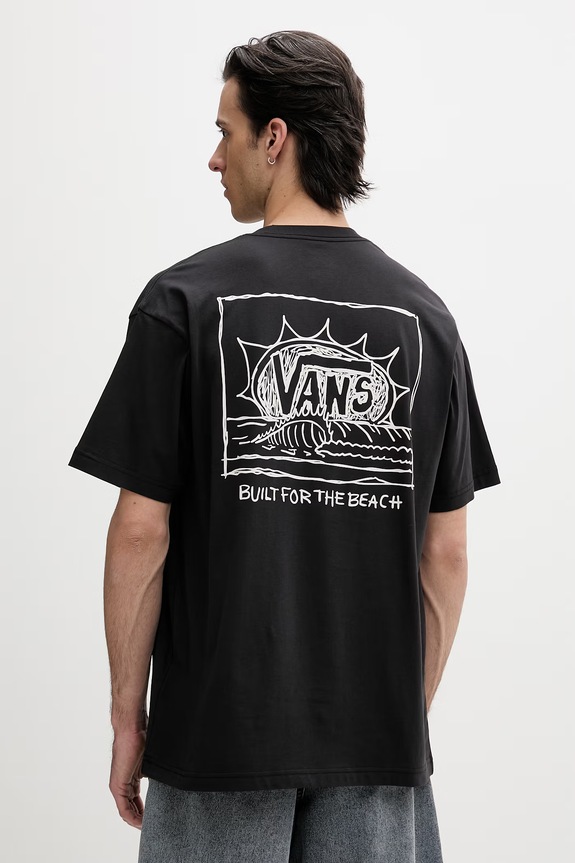 Vans basic tričko pánské bavlněné černá VN000TRGBLK1
