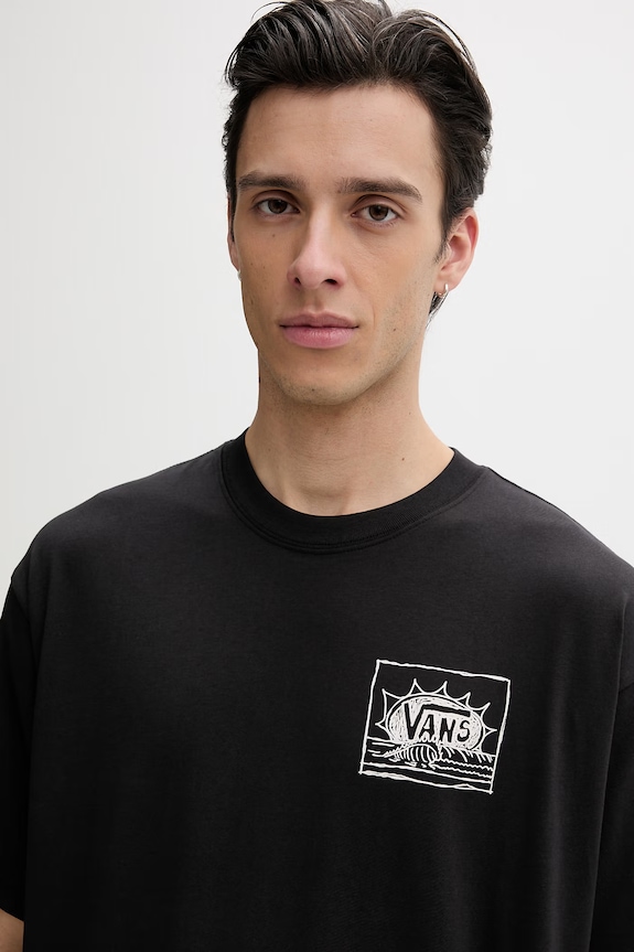 Vans basic tričko pánské bavlněné černá VN000TRGBLK1