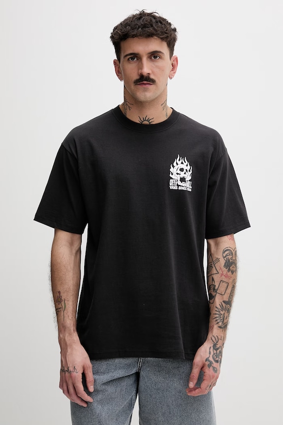 Oblečenie Pánske bavlnené tričko Vans VN000VW0BLK1 čierna