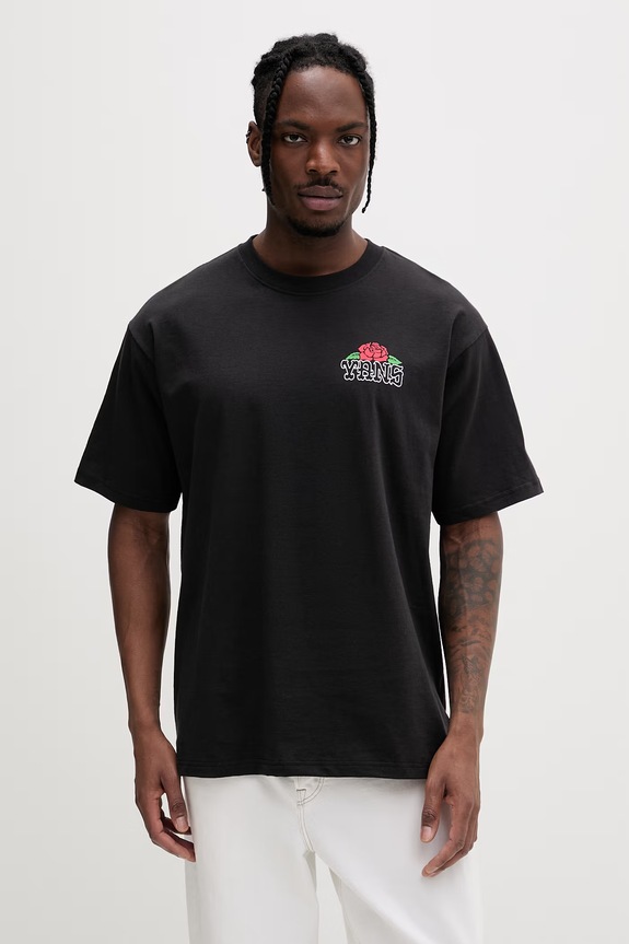 Îmbrăcăminte Vans tricou basic pentru bărbați, din bumbac VN000VW1BLK1 negru