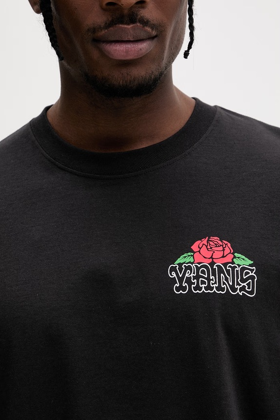 Vans tricou basic pentru bărbați, din bumbac VN000VW1BLK1 negru