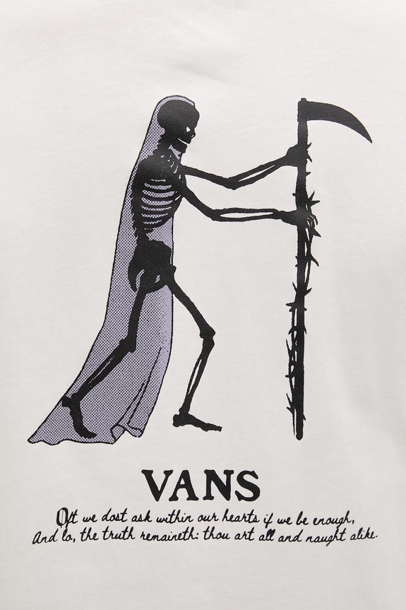 Vans T-shirt męski bawełniany VN000VY9C9F1 beżowy
