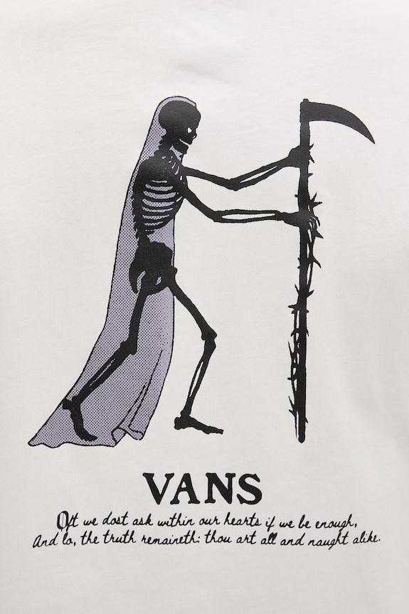 Vans T-shirt męski bawełniany VN000VY9C9F1 beżowy
